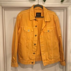Mustard Yellow Denim Jacket